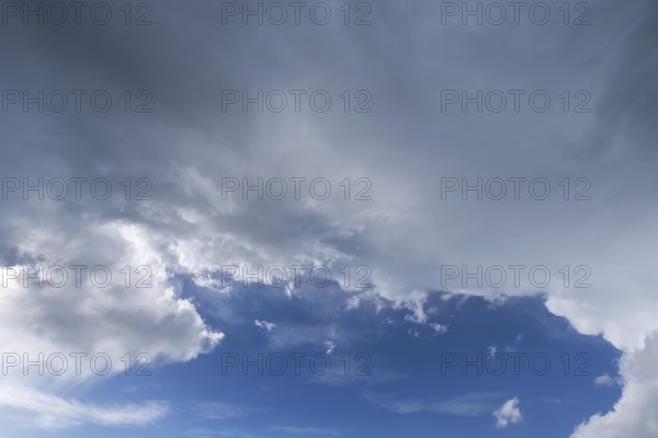 Gathering rain clouds (Nimbostratus), southern Carpathian Arc, Romania