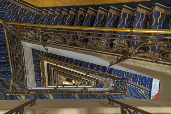 Staircase in a hotel, Ukraine