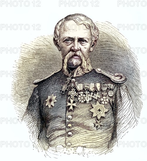 Friedrich Adolf Ferdinand, Freiherr von Flotow, 1812 - 1883, was a German composer, Germany/Friedrich Adolf Ferdinand, was a German composer, Germany, historically, digitally restored reproduction of an original original from the 19th century, exact original date unknown, subsequently colored