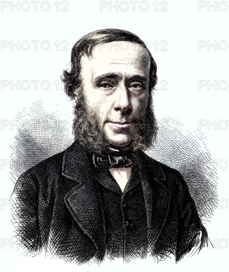 Robert Miles Sloman, 1783, - 1867, English-German shipbuilder and shipowner, Germany, England/ Robert Miles Sloman, an English-German shipbuilder and ship owner, England, historically, digitally restored reproduction of an original original from the 19th century, exact original date unknown, colored later