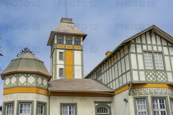 Woermann House, historic German colonial building, Swakopmund, Erongo region, Namibia