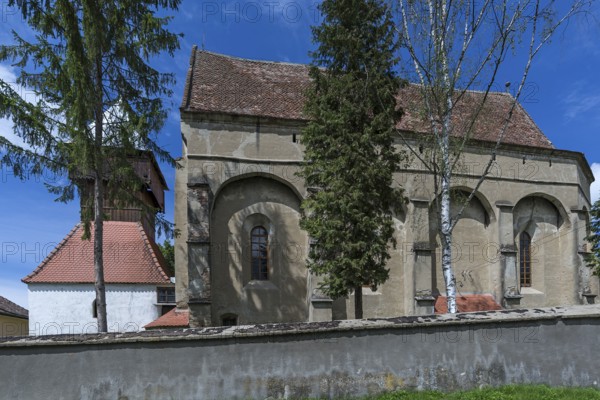 Abandoned 16th century Lutheran fortified church, Tobsdorf, Romanian Dupus, —Transylvania, Romania