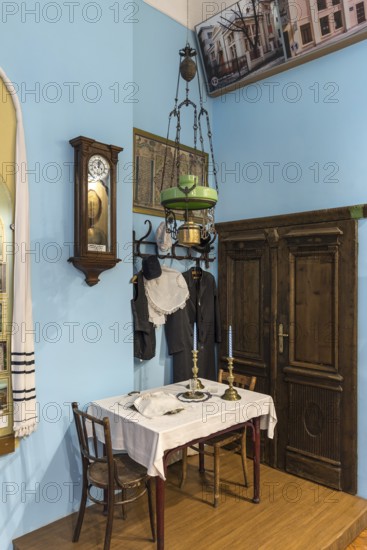 Dining area from a Jewish apartment, Jewish Museum, Chernowicz, Ukraine