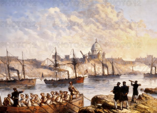 Bombardment of Sweaborg, Battle of Viapori, Battle of Suomenlinna, Crimean War, 1855