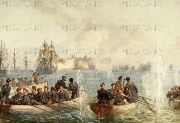 The Bombardment of Odesa on 6 April 1854, Crimean War, Ukraine