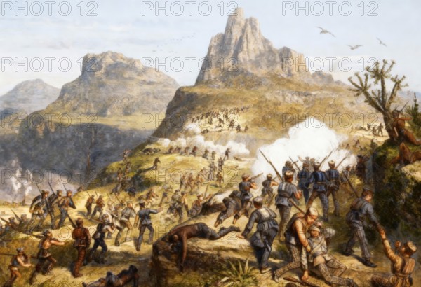 Scene from the Cape Frontier Wars, South Africa