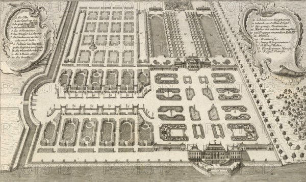 Kurfürstliches Lustschloss Pillnitz near Dresden, around 1850, Germany, authentic, digitally restored reproduction from a 19th century model, exact date of depiction unknown, historical