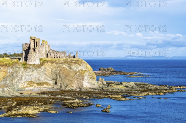 Ruins of Tantallon Castle, North Berwick, East Lothian, Scotland, UK