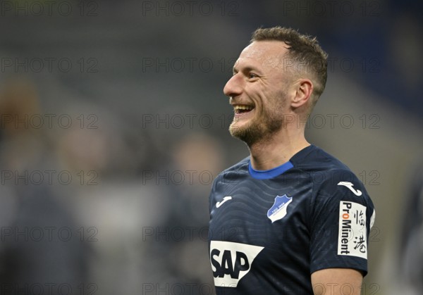 Vladimir Coufal TSG 1899 Hoffenheim (34) portrait smiles Football, Bundesliga, PreZero Arena, Sinsheim, Baden-Württemberg, Germany