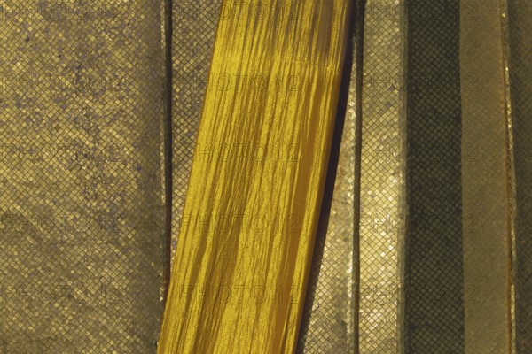 Tunic decorated with glass mosaics and 24-carat gold standing Budda, Luang Pho To or Phrasiariyametri, Wat Intharawihan, Bangkok, Thailand