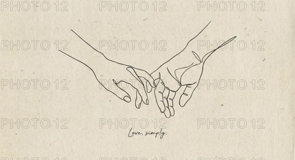 A minimalist Valentine's Day greetings card featuring wreath and elegant lettering to convey romance, warmth, and heartfelt affection, AI generated