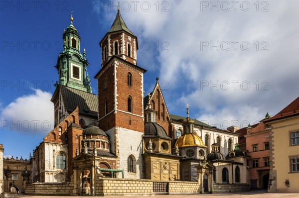 Cathedral, Wawel Castle, Wawel Castle, former center of Polish monarchy, founded around 1000, UNESCO World Heritage Site, Krakow, Poland