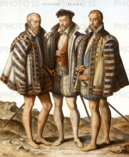 The Brothers de Coligny, Gaspard de Coligny II, François de Coligny, Odet de Coligny