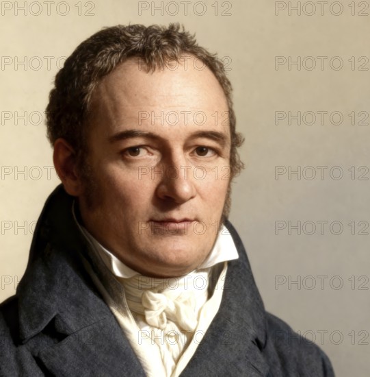 Johann Peter Hebel, 1760 - 1826, German poet, Protestant theologian and educator, Alemannic dialect poet, digitally optimized