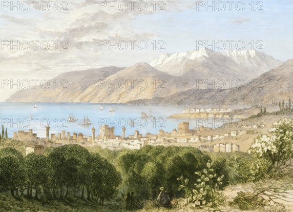 View of Beirut city, Lebanon, c. 1840