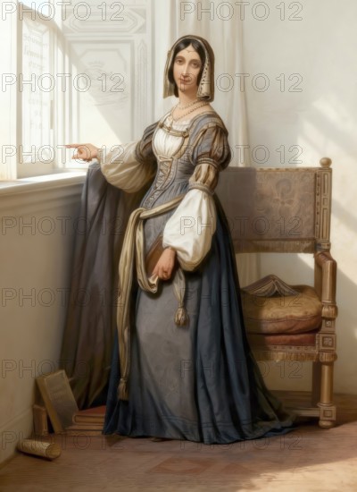 Marguerite de Navarre, 1492 – 1549, Queen of Navarre, digitally altered