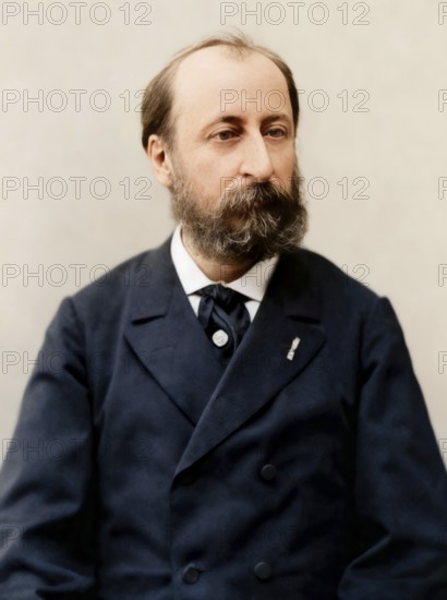 Camille Saint-Saëns, 1835 – 1921, French composer, digitally edited according to a photograph by Eugène Pirou, 1880