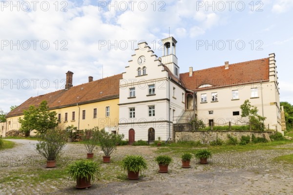 Gutshof vom Schloss Helfenberg, Dresden, Saxony, Germany
