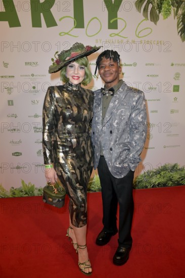 Pauline Stolze with her man at the 8th jungle party for the start of the RTL show Ich bin ein Star - Get me out of here! at the JW Marriott Hotel, Berlin, 23.01.2026
