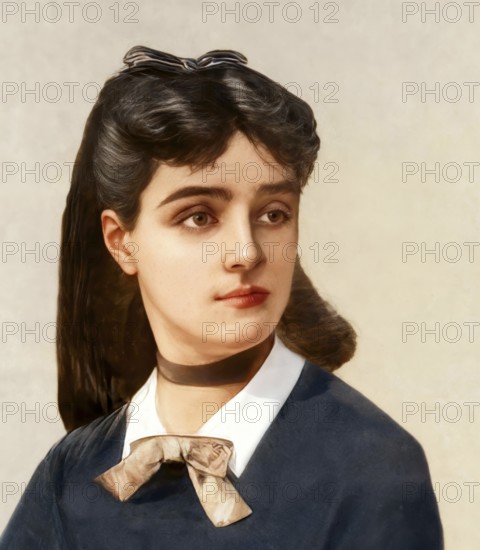 Marie-Sophie Germain, 1776 –1831, French mathematician, physicist and philosopher, digitally edited