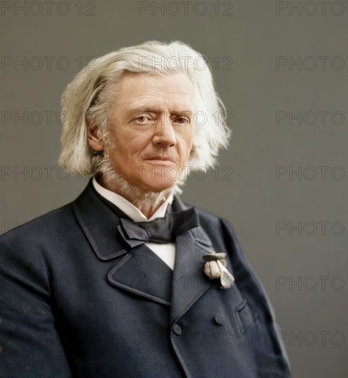 Portrait of Georg Balthazar von Neumayer, Ritter von Neumayer, 1826 – 1909, German polar explorer, geographer and geophysicist, best known for cooperation of meteorology and scientific observations, digitally optimized