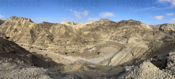 Barren mountains and gorges near Ash Shuwaymiyah, Oman