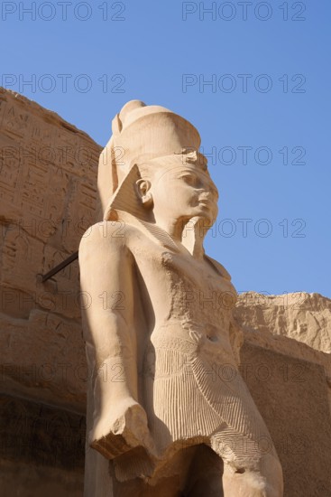 Statue of Ramesses III, Karnak Temple, Luxor, Egypt