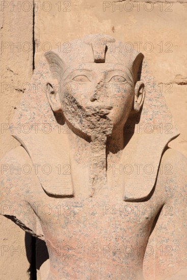 Statue of Amenhotep III, Karnak Temple, Luxor, Egypt