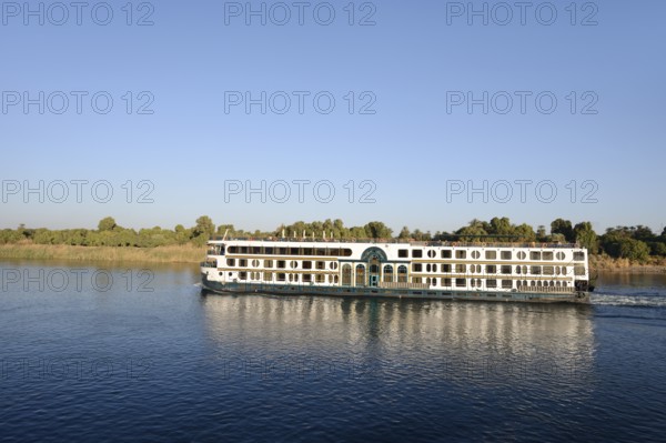 Nile cruise ship Royal Beau on the Nile, Egypt