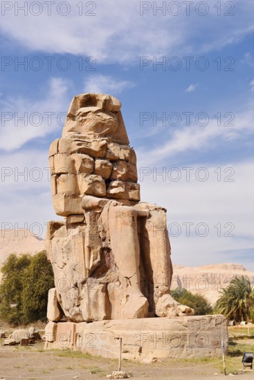 Colossi of Memnon, statue of King Amenhotep III, West Thebes, Luxor, Egypt