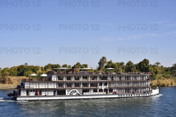 Nile cruise ship, Nile steamer SS Misr on the Nile, Egypt