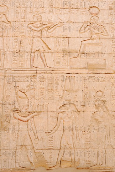 Relief, Khnum Temple of Esna, Egypt