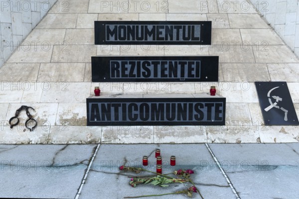 Detail of Anti Communist Resistance Monument, Cluj-Napoca, Transylvania, Romania
