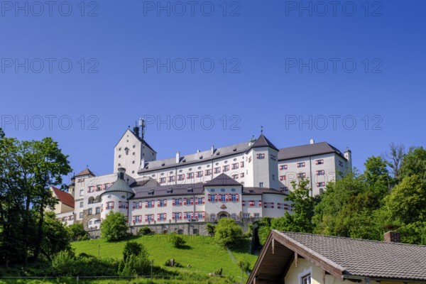 Schloss Hohenaschau, Aschau, Sachranger Tal, Chiemgau, Upper Bavaria, Bavaria, Upper Bavaria, Bavaria, Germany