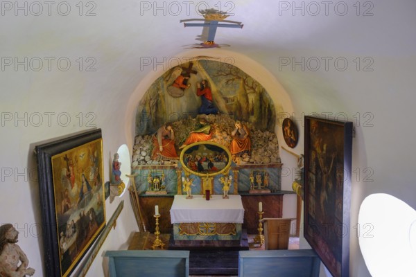 Ölbergkapelle bei Sachrang, Sachranger Tal, Chiemgau, Upper Bavaria, Bavaria, Upper Bavaria, Bavaria, Germany