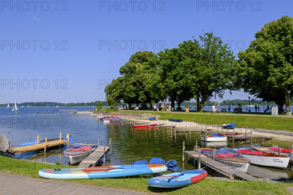 Am Chiemsee bei Stock, Prien, Chiemgau, Upper Bavaria, Bavaria, Upper Bavaria, Bavaria, Germany