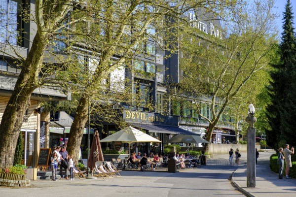 Waterfront, spa town, Bled, Lake Bled, Slovenia