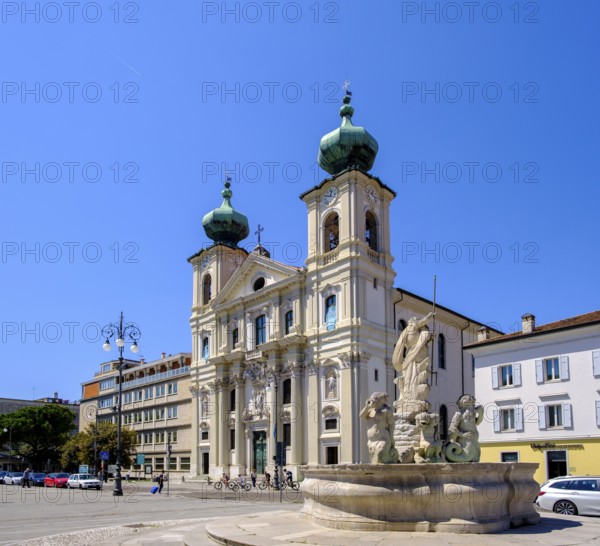 Church of St. Ignatius, Piazza della Vittoria, Gorizia, Gorizia, Gorica, Friuli-Venezia Giulia, Italy