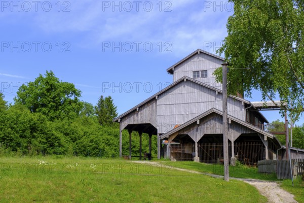 Alter Torfbahnhof, Museum, Kendlmühlfilzen, bei Grassau, Chiemgau, Upper Bavaria, Bavaria, Germany