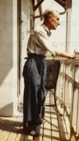 Joseph Maurice Ravel, 1875 – 1937, French composer, pianist and conductor, leading musician in Impressionism, digitally edited