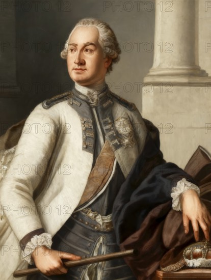 Maximilian I Joseph or Max Joseph, 1756 - 1825, King of Bavaria, Count Palatine of the Rhine, Duke of Juelich and Berg and Elector of the Holy Roman Empire, digitally edited