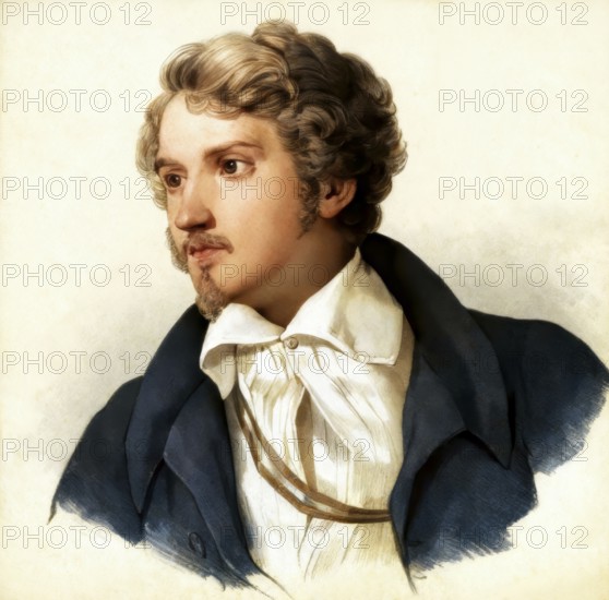 Justus Freiherr von Liebig, 1803 – 1873, German chemist and scientist, digitally edited