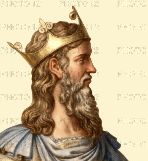 Henry V or Heinrich V, 1081 or 1086 – 1125, King of Germany and Holy Roman Emperor, the last ruler of the Salian dynasty, digitally edited