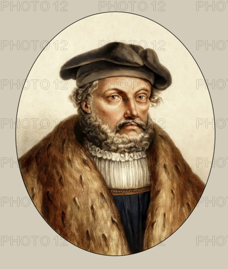 Frederick III or Frederick the Wise, 1463 - 1525, Prince-elector of Saxony, digitally edited, Friedrich III. oder Friedrich der Weise, 1463 - 1525, Kurfürst von Sachsen