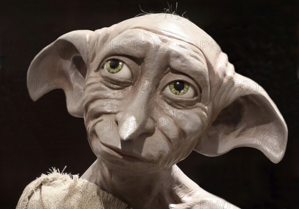 Dobby sculpture, house elf, movie character from Harry Potter, Germany