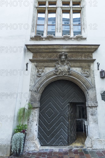 Historic entrance portal, Krakow, Poland