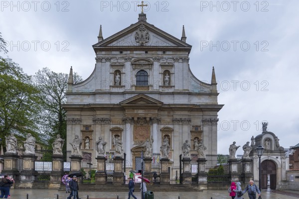 Main Façade of St. Peter and Paul Church, Krakow, Poland
