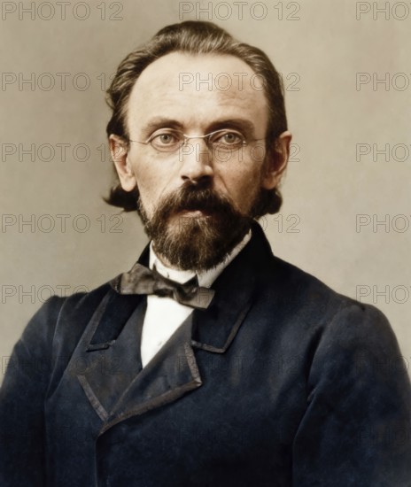 Richard August Carl Emil Erlenmeyer, 1825 – 1909, German chemist, digitally edited
