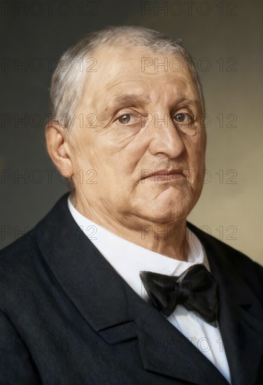 Portrait of Josef Anton Bruckner, 1824 – 1896, Austrian composer, digitally edited according to a painting by Ferry Bératon