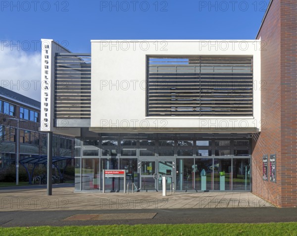 Minghella Studios building, Whiteknights Campus, University of Reading, Reading, Berkshire, England, UK